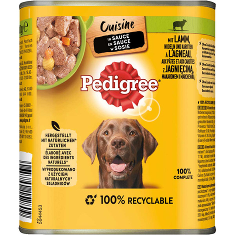 PEDIGREE Cuisine Sauce Lamm, Nudeln & Karotten