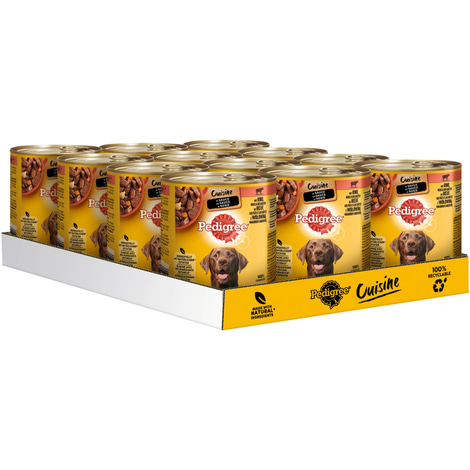 PEDIGREE Cuisine Sauce Rind, Nudeln, Karotten