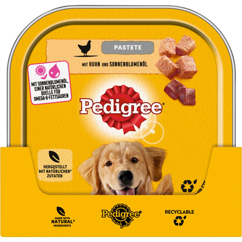PEDIGREE Pastete Huhn und Sonnenblumenöl