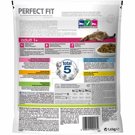 Perfect Fit Katzenfutter Adult 1+ reich an Lachs