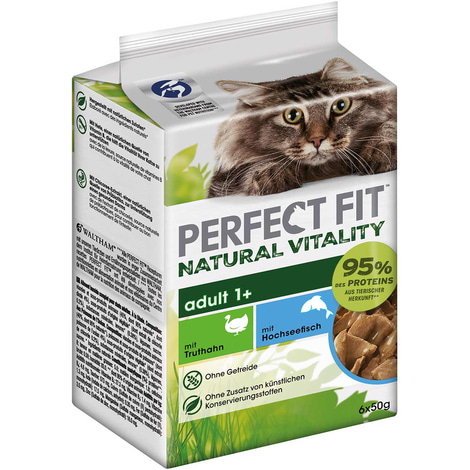 PERFECT FIT Katze Natural Vitality Adult 1+ mit Truthahn und Hochseefisch