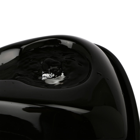 Pioneer Pet Keramik Trinkbrunnen Rain Drop Style 1,8 l schwarz