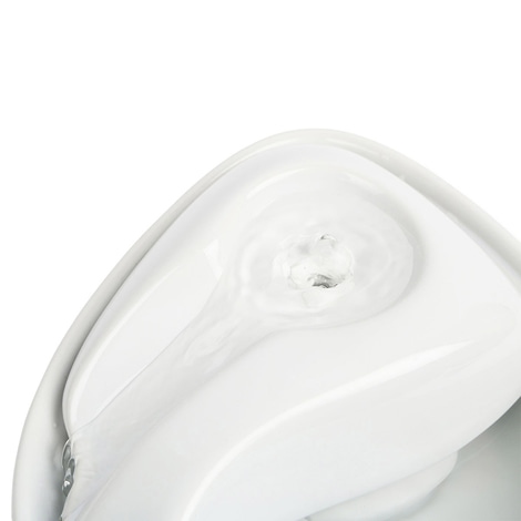 Pioneer Pet Keramik Trinkbrunnen Rain Drop Style 1,8 l weiß