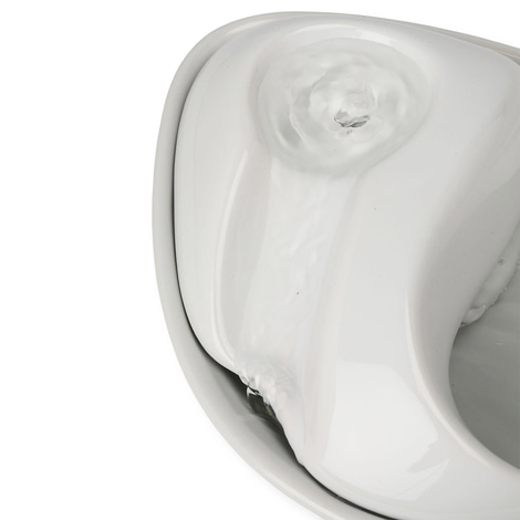 Pioneer Pet Keramik Trinkbrunnen Rain Drop Style 1,8 l weiß