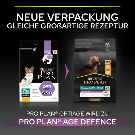 PRO PLAN Small & Mini Adult 9+ Huhn