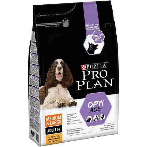 Pro Plan OPTIAGE reich an Huhn für ausgewachsene Hunde 7+