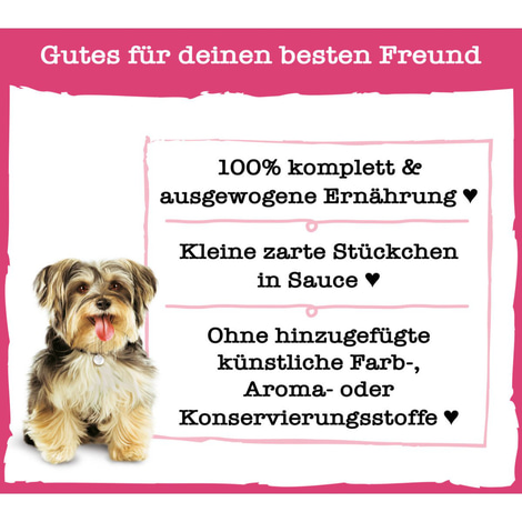 PURINA BENEFUL Schleckermäulchen mit köstlichem Huhn & leckerem Rind