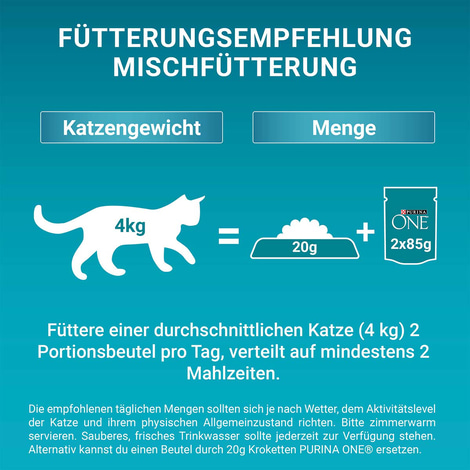 PURINA ONE INDOOR FORMULA in Sauce Thunfisch 26x85g