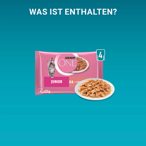PURINA ONE JUNIOR Kitten in Sauce Lachs