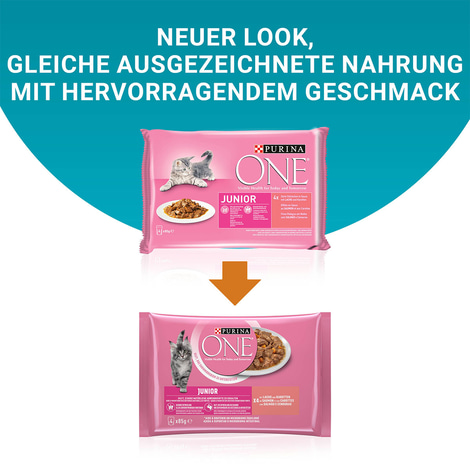 PURINA ONE JUNIOR Kitten in Sauce Lachs