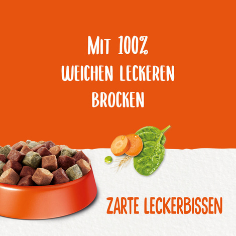 PURINA BENEFUL Zarte Leckerbissen, Rind & Gemüse