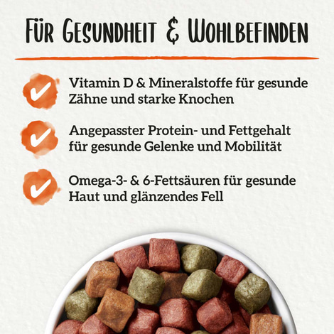 PURINA BENEFUL Zarte Leckerbissen, Rind & Gemüse