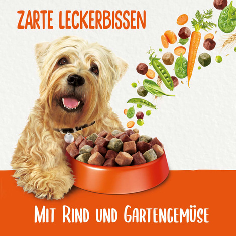 PURINA BENEFUL Zarte Leckerbissen, Rind & Gemüse