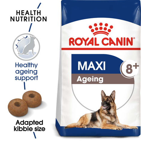 ROYAL CANIN MAXI Ageing 8+ 15kg + MAXI Ageing in Soße 10x140g