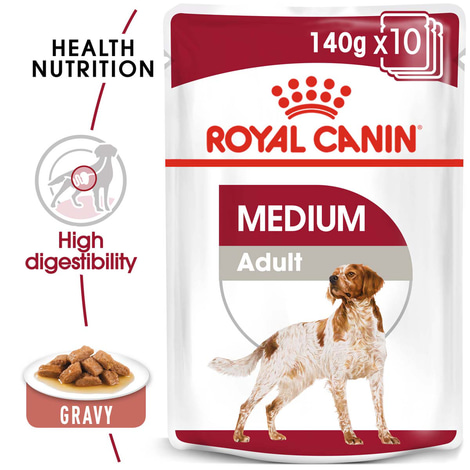 ROYAL CANIN French Bulldog Adult 3kg + Medium Adult in Soße 10x140g