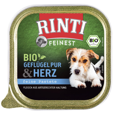 Rinti Feinest Bio Geflügel pur & Herz