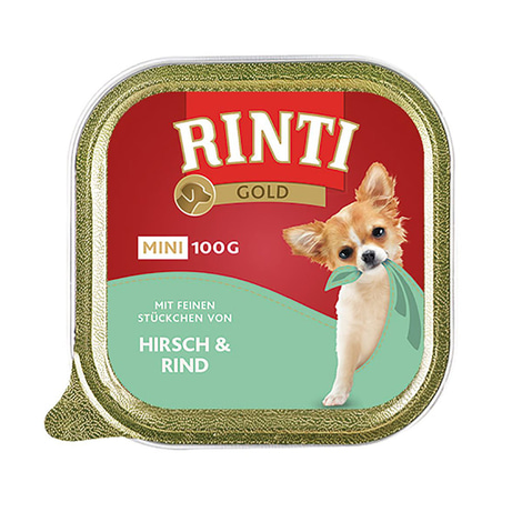 Rinti Gold Mini feine Stückchen von Hirsch & Rind