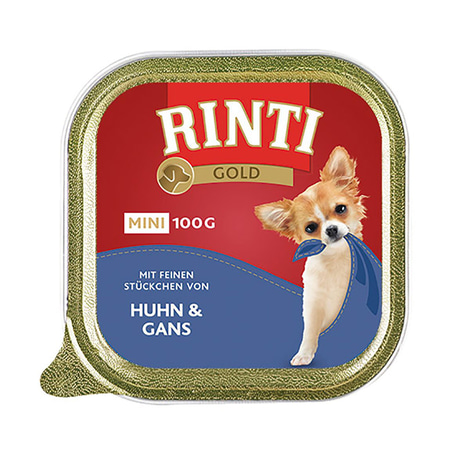 Rinti Gold Mini feine Stückchen von Huhn & Gans