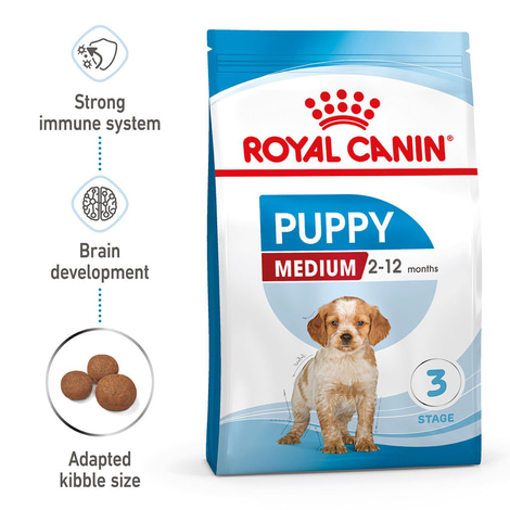 Resoneer insluiten Gedateerd ROYAL CANIN MEDIUM Puppy Trockenfutter für Welpen mittelgroßer Hunderassen