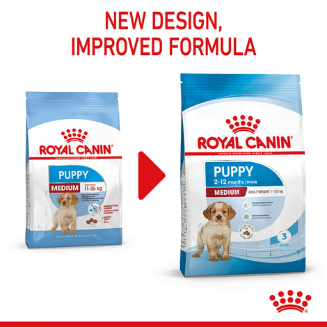 ROYAL CANIN MEDIUM Puppy Trockenfutter für Welpen mittelgroßer Hunderassen