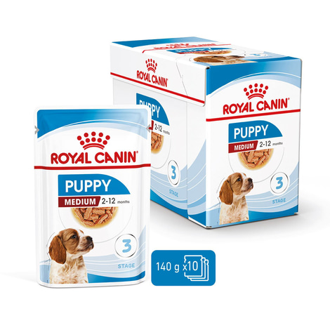 ROYAL CANIN MEDIUM PUPPY Welpenfutter nass für mittelgroße Hunde