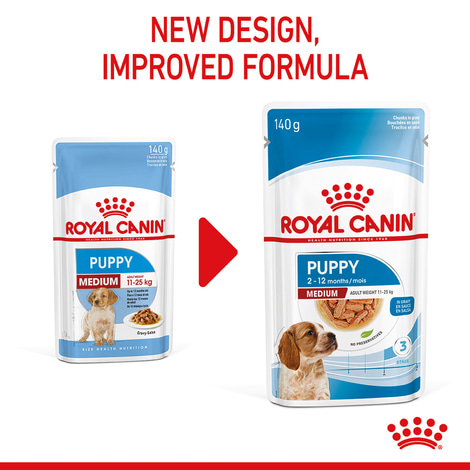 ROYAL CANIN MEDIUM PUPPY Welpenfutter nass für mittelgroße Hunde