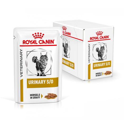 ROYAL CANIN® Veterinary URINARY S/O Häppchen in Soße Nassfutter für Katzen