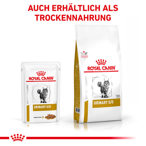 ROYAL CANIN® Veterinary URINARY S/O Häppchen in Soße Nassfutter für Katzen