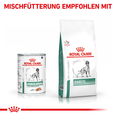 ROYAL CANIN® Veterinary DIABETIC SPECIAL LOW CARBOHYDRATE Mousse Nassfutter für Hunde