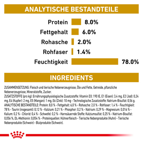 ROYAL CANIN® Veterinary URINARY S/O Mousse Nassfutter für Hunde