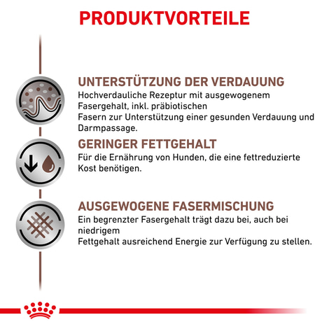 ROYAL CANIN® Veterinary GASTROINTESTINAL LOW FAT Nassfutter für Hunde