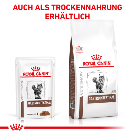 ROYAL CANIN® Veterinary GASTROINTESTINAL Nassfutter für Katzen 12x85g