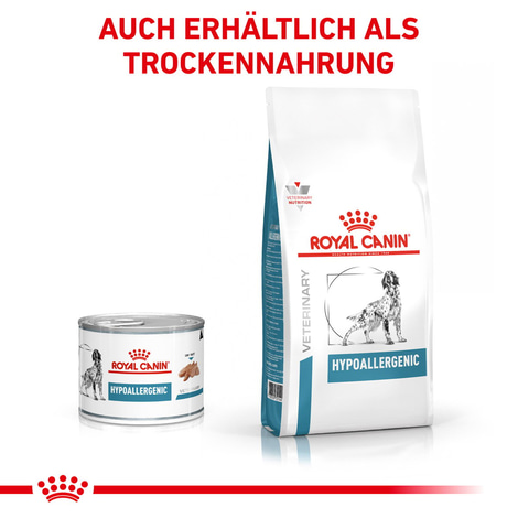 ROYAL CANIN® Veterinary HYPOALLERGENIC Mousse Nassfutter für Hunde