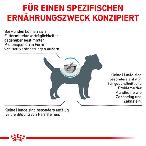 ROYAL CANIN® Veterinary HYPOALLERGENIC SMALL DOGS Trockenfutter für Hunde