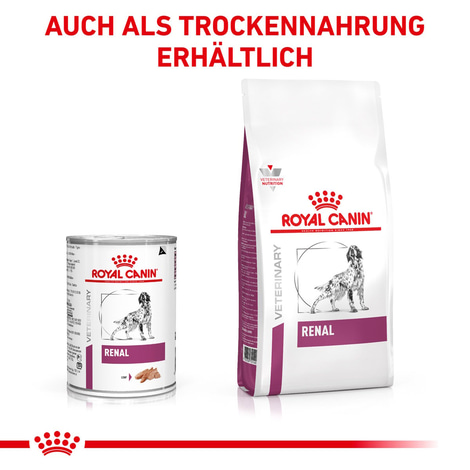 ROYAL CANIN® Veterinary RENAL Mousse Nassfutter für Hunde