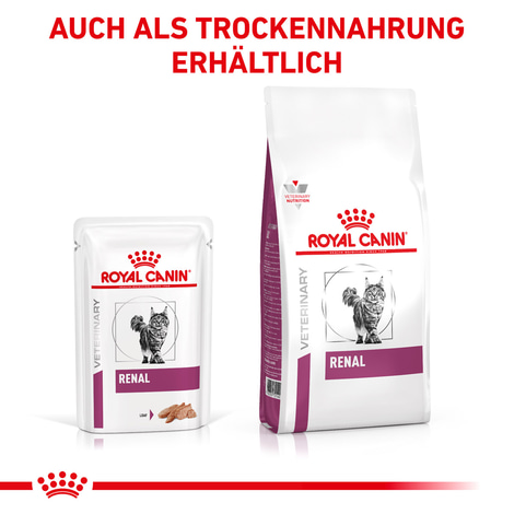 ROYAL CANIN® Veterinary RENAL Mousse Nassfutter für Katzen
