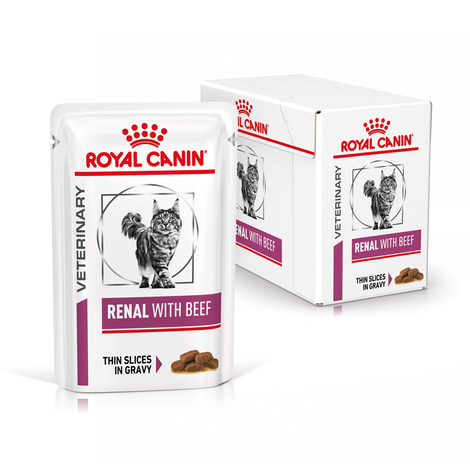 ROYAL CANIN® Veterinary RENAL RIND Nassfutter für Katzen