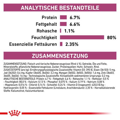 ROYAL CANIN® Veterinary RENAL RIND Nassfutter für Katzen