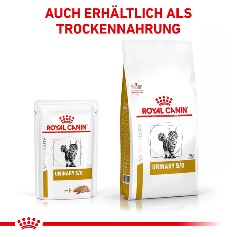 ROYAL CANIN® Veterinary URINARY S/O Mousse Nassfutter für Katzen