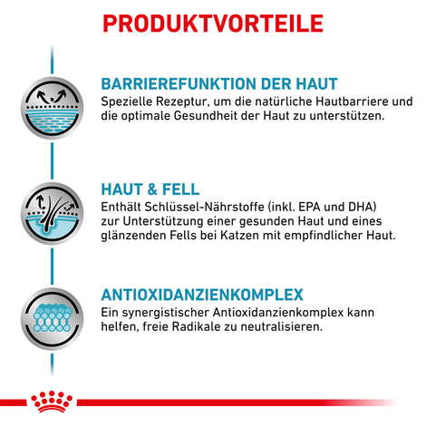 ROYAL CANIN® Veterinary SKIN & COAT Nassfutter für Katzen