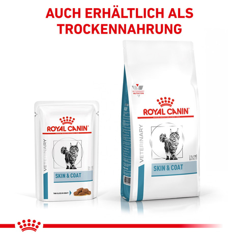 ROYAL CANIN® Veterinary SKIN & COAT Nassfutter für Katzen
