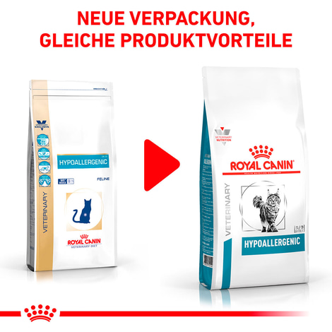 ROYAL CANIN Veterinary HYPOALLERGENIC Trockenfutter für Katzen