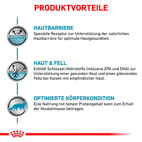 ROYAL CANIN Veterinary SKIN & COAT Trockenfutter für Katzen