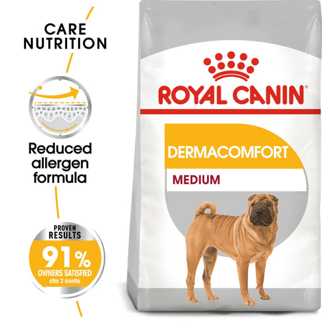 ROYAL CANIN DERMACOMFORT MEDIUM granule pro středně velké psy s citlivou kůží