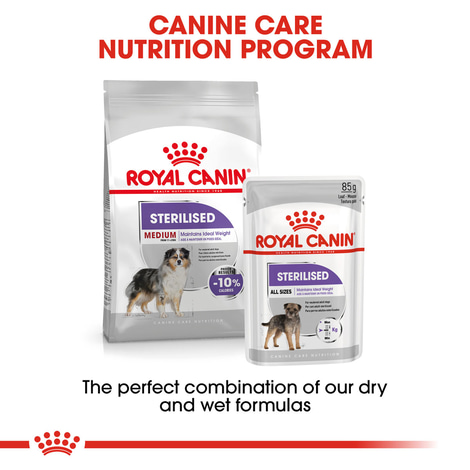ROYAL CANIN STERILISED MEDIUM Trockenfutter für kastrierte mittelgroße Hunde