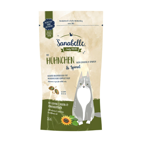Sanabelle Knusperkissen Huhn & Spinat