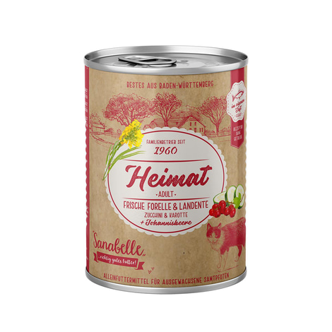 Sanabelle Heimat frische Forelle & Landente