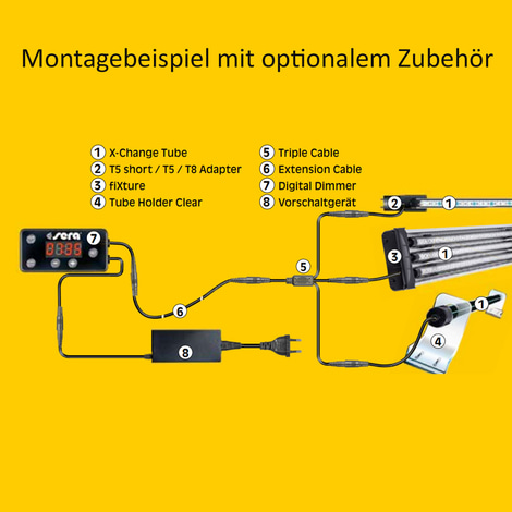 sera LED X-Change Tube daylight sunrise