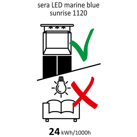 sera LED X-Change Tube marin blue sunrise
