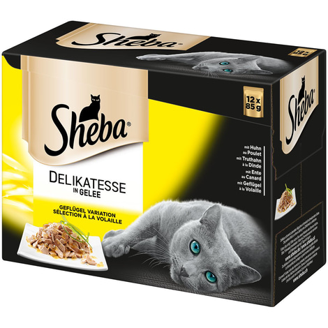 Sheba Delikatesse in Gelee Geflügel Variation